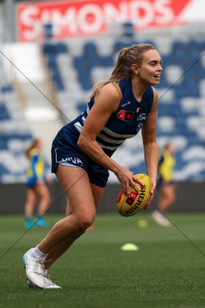 Claudia Gunjaca Geelong AFLW In Play 6x4 Photo Print