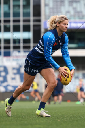 Georgie Prespakis Geelong AFLW Action Shot 6x4 Photo Print