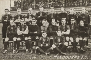 Melbourne Football Club 1909 Real Photo Postcard 6x4 Photo Print