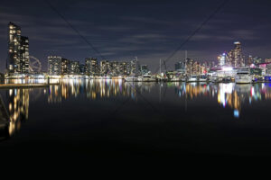 Melbourne Docklands Victoria Harbour Night Skyline 6x4 Photo Print