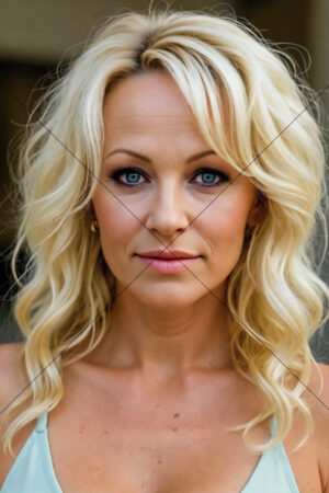 Pamela Anderson Classic Blonde Headshot 6x4 Photo Print