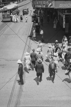 Brisbane Albert St Pedestrians Crossing Vintage Scene 6x4 Photo Print