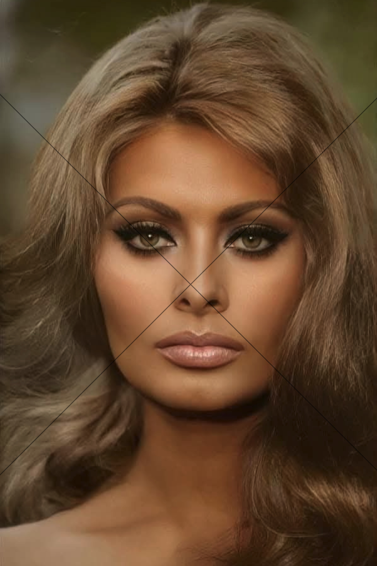 Sophia Loren Glamour Portrait Close Up 6x4 Photo Print