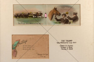 The Trump Wins Melbourne Cup 1937 Card 6x4 Photo Print