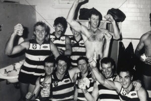 Geelong Cats Players Celebrate A Win 6x4 Photo Print