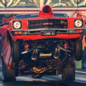 HQ Holden Monaro Drag Wheelstand 6x6 Photo Print