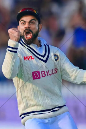 Virat Kohli Test Whites Fist Pump Roar Celebration 6x4 Photo Print