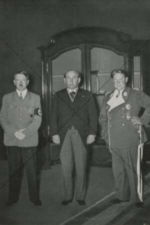 Adolf Hitler With Officials In Formal Interior Setting 6x4 Photo Print