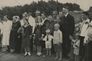 Adolf Hitler With Civilians And Children Outdoor Group 6x4 Photo Print