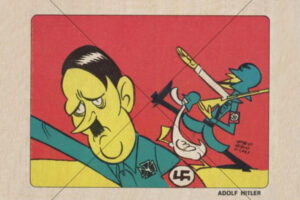 Adolf Hitler Caricature Card With Duck Satire Scene 6x4 Photo Print