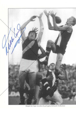 Ian Cooper Soars For A Mark Over Neville Crowe 6x4 Photo Print