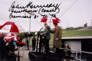 John Kennedy Hawthorn Coach Address At Waverley Park 6x4 Photo Print