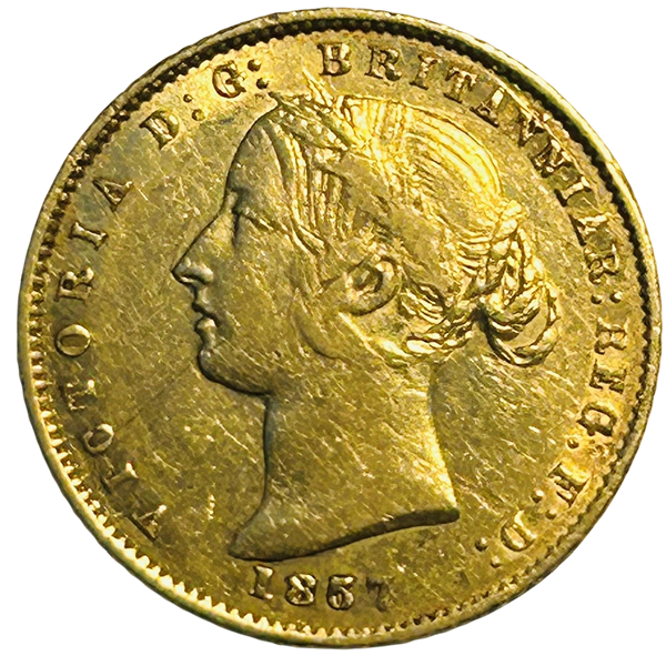 Victoria 1857-1870 - Sydney Mint Reverse, Type 2 obverse