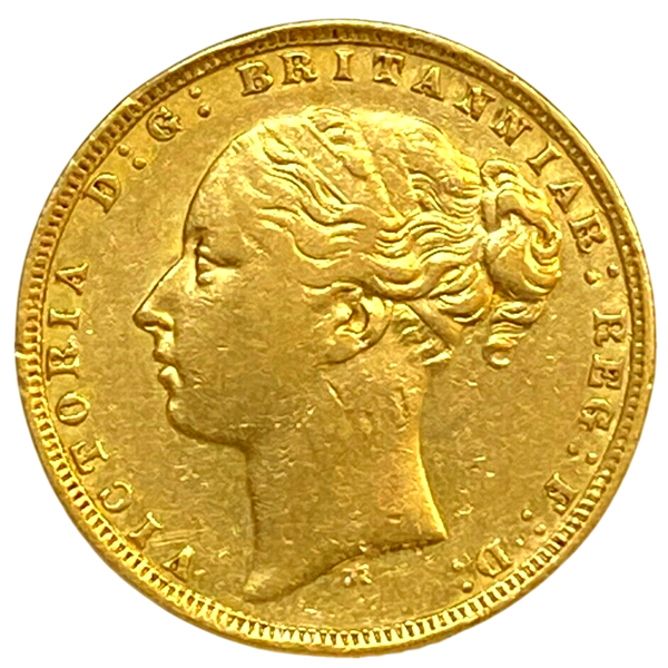 Victoria 1871-1887 - St George Reverse obverse