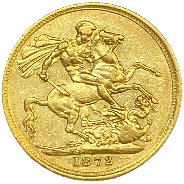 Victoria 1871-1887 - St George Reverse reverse