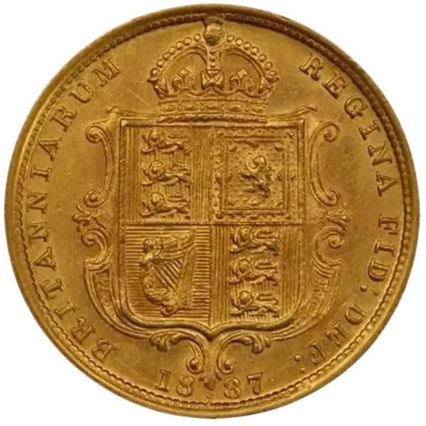 Victoria 1887-1893 - Shield Reverse, Jubilee Head reverse