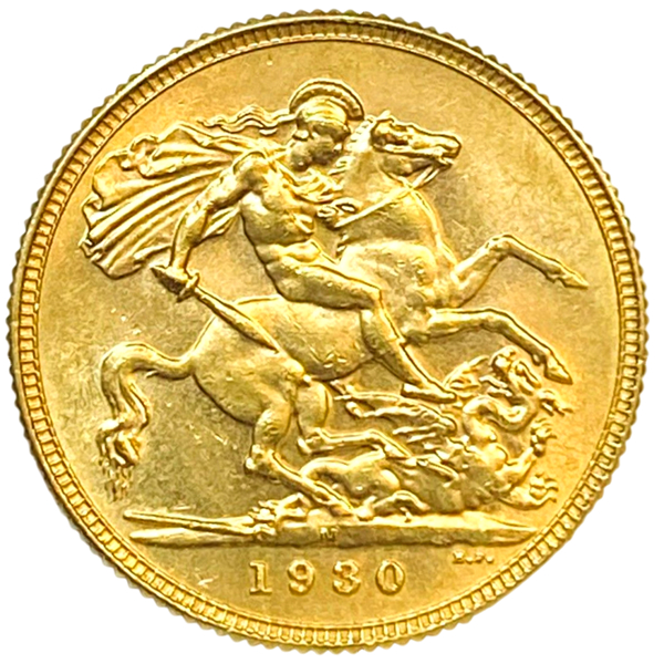 George V 1929-1931 - Small Head reverse