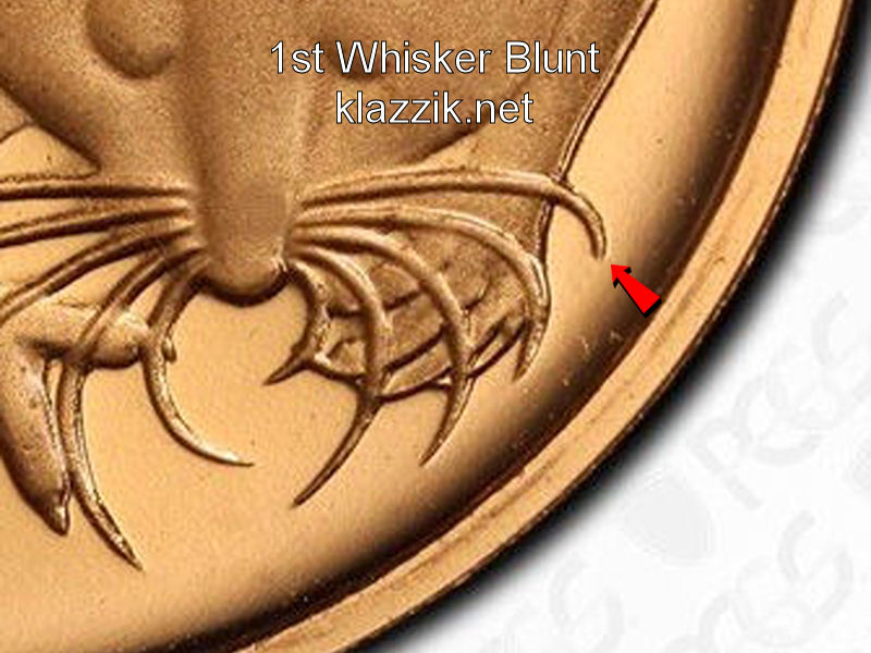 1966 one cent blunt first whisker mint identification detail