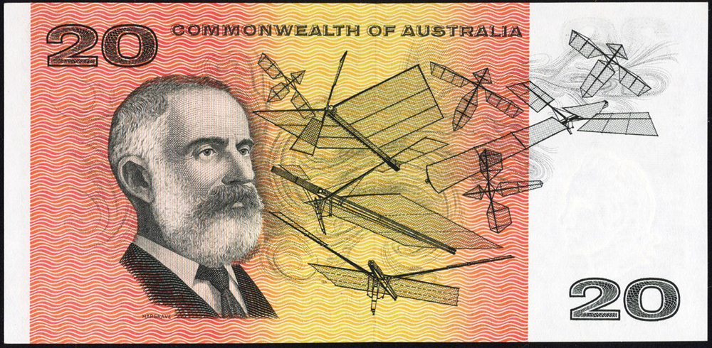 1966 Twenty Dollars - Coombs & Wilson reverse