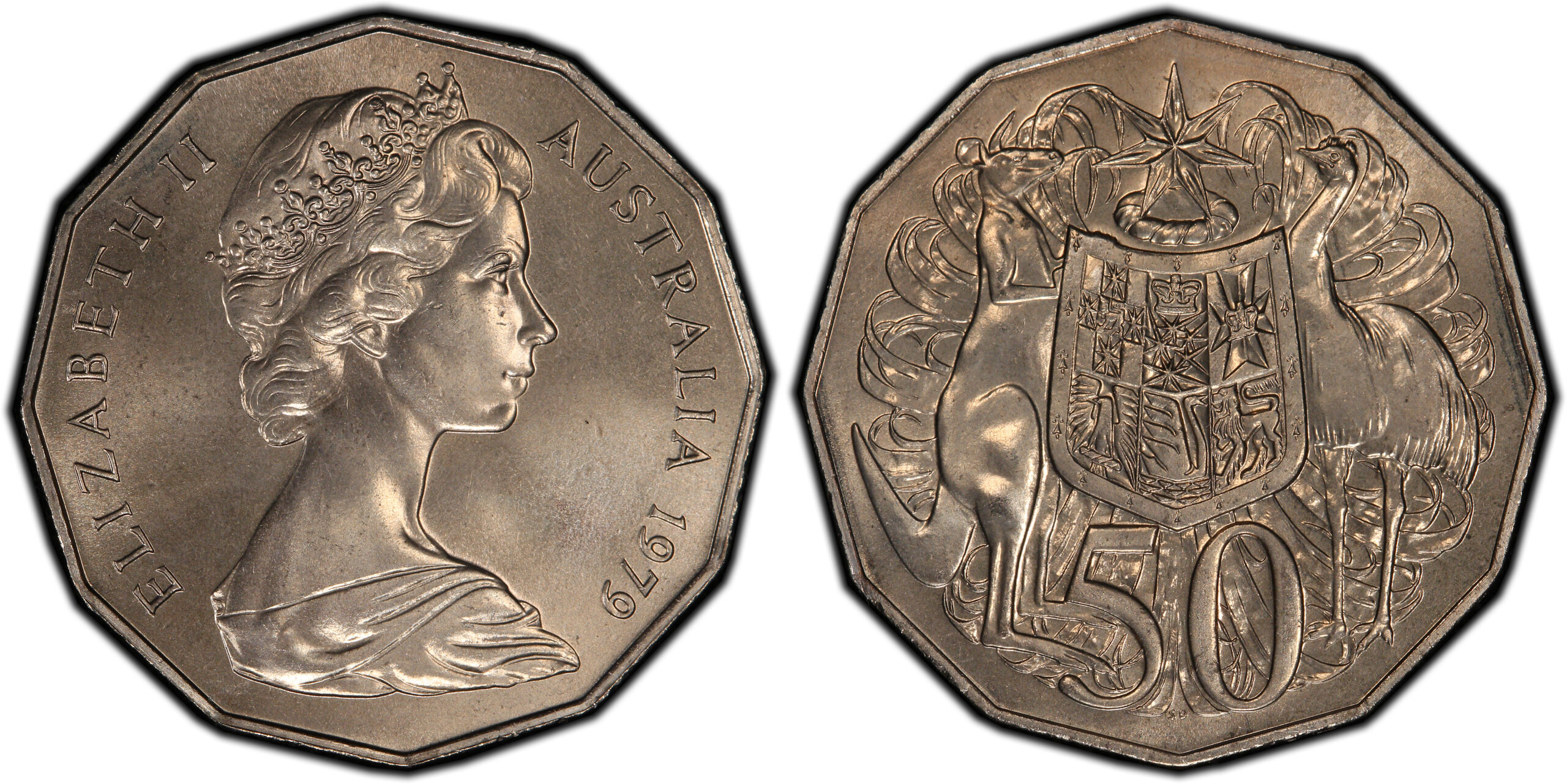 1979 50 Cent obverse and reverse