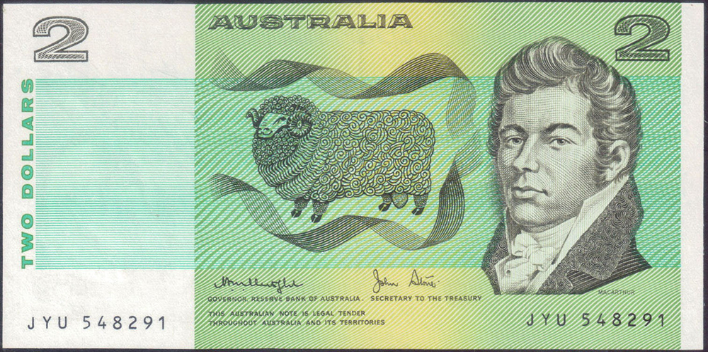1979 Two Dollars - Knight & Stone obverse