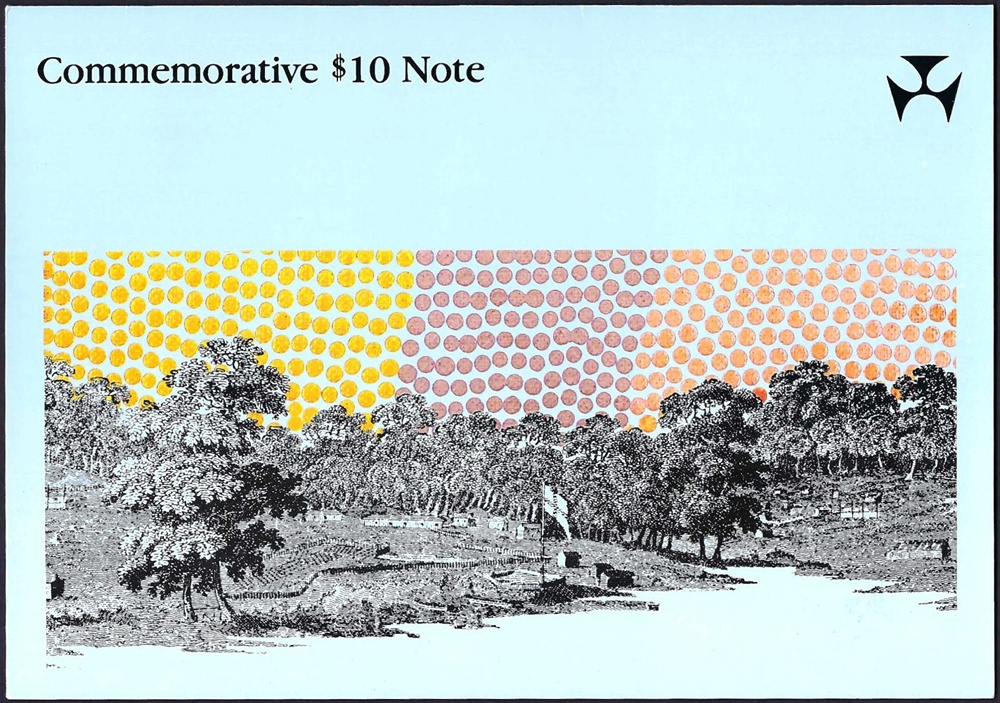 1988 ten dollar polymer collector presentation folder
