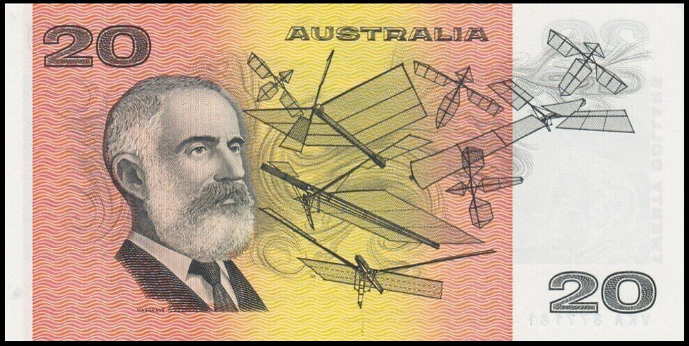 1993 Twenty Dollars - Fraser & Evans reverse
