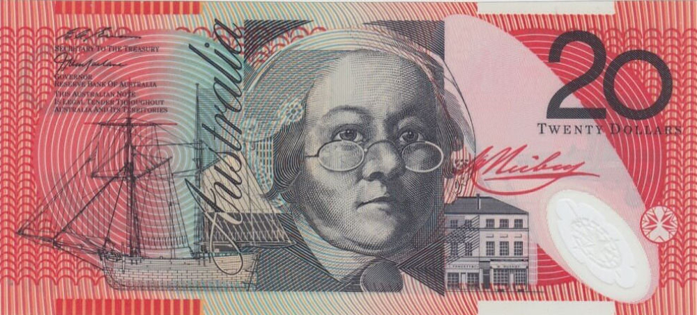 1997 Twenty Dollars - Macfarlane & Fraser reverse