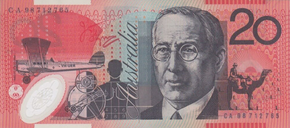 1998 Twenty Dollars - Macfarlane & Fraser obverse