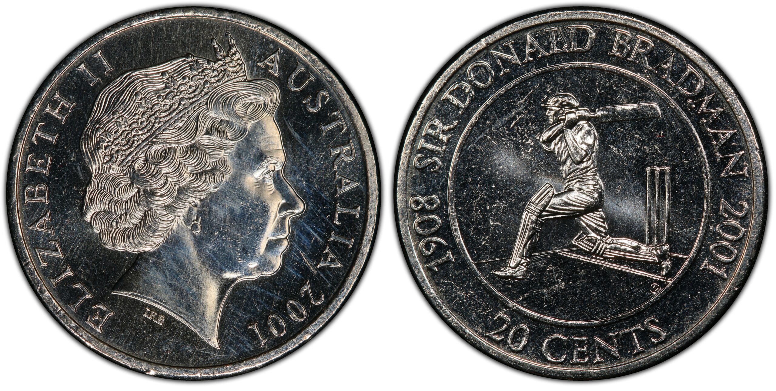2001 20 Cent - Sir Donald Bradman
