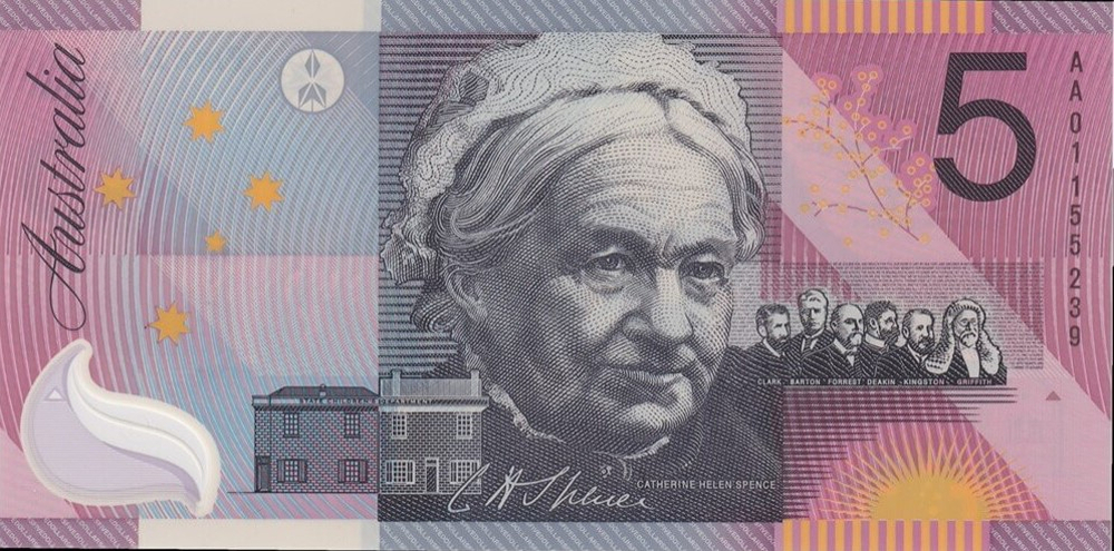 2001 Five Dollars - Federation obverse