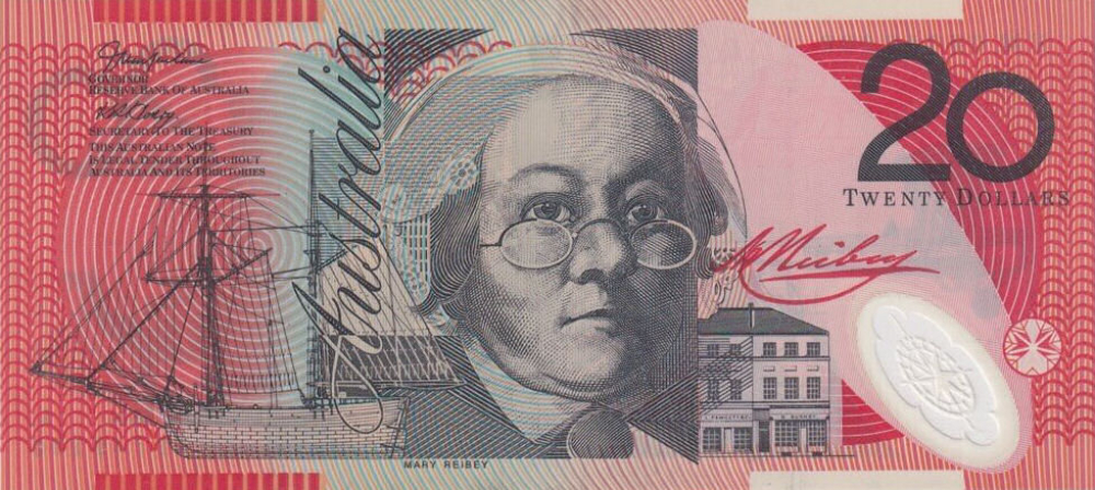 2002 Twenty Dollars - Macfarlane & Henry reverse