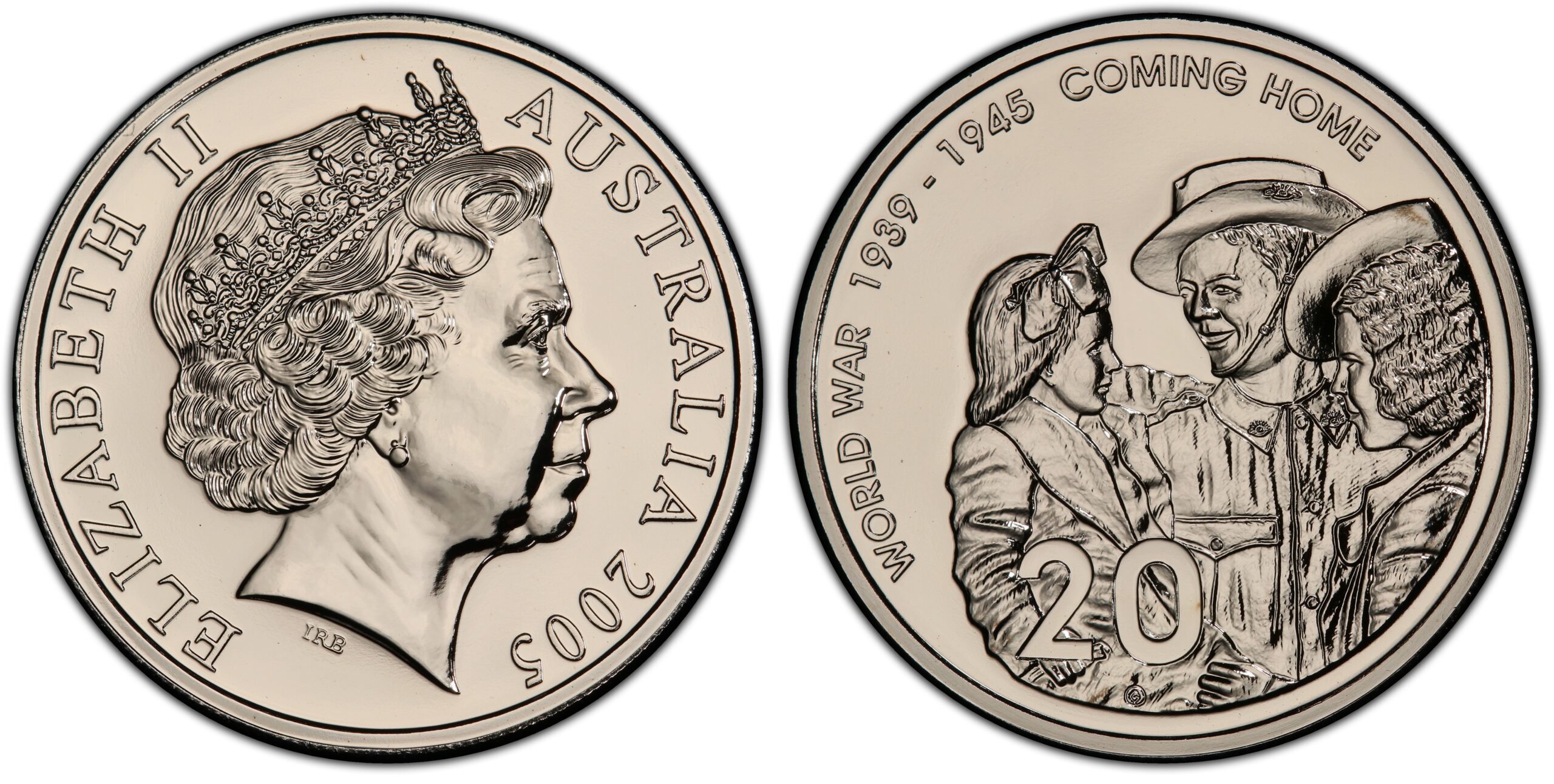 2005 20 Cent - 60th Anniversary End of WWII - Coming Home