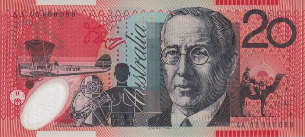 2005 Twenty Dollars - Macfarlane & Henry obverse
