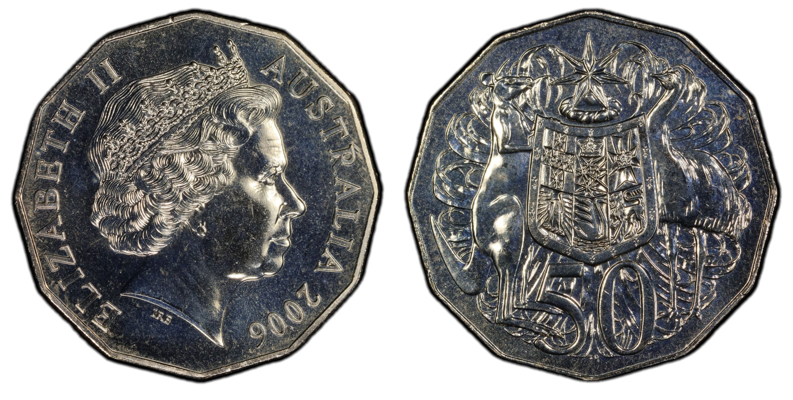2006 50 Cent obverse and reverse