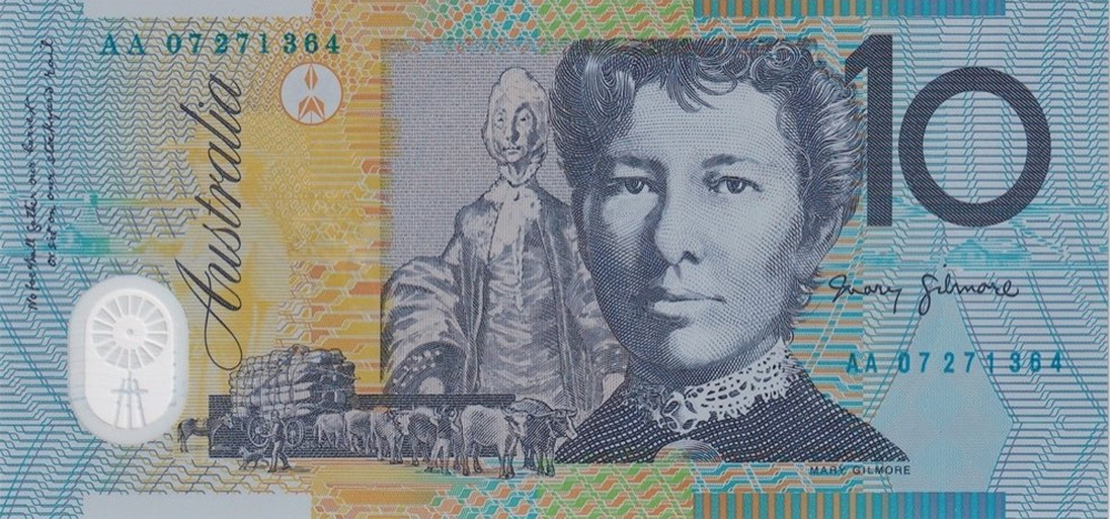 2007 Ten Dollars - Stevens & Henry obverse