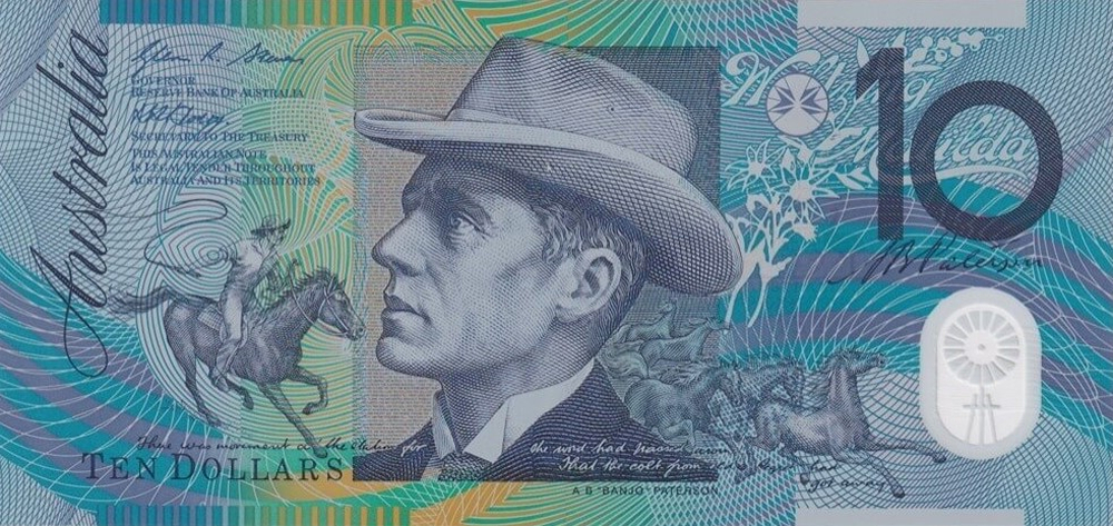 2008 Ten Dollars - Stevens & Henry reverse