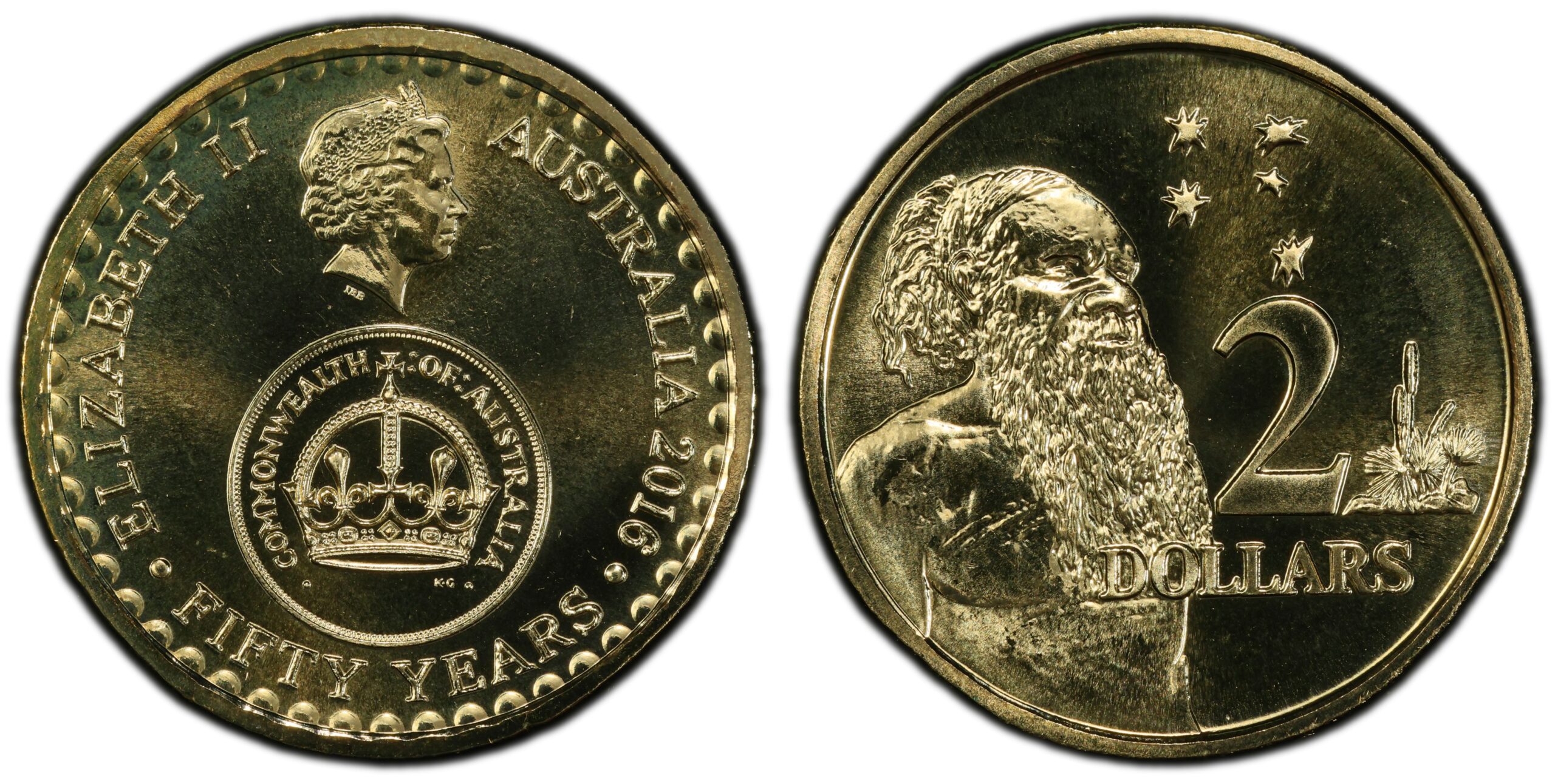 2016 $2 - Gwoya Jungarai – Decimal Currency Obverse