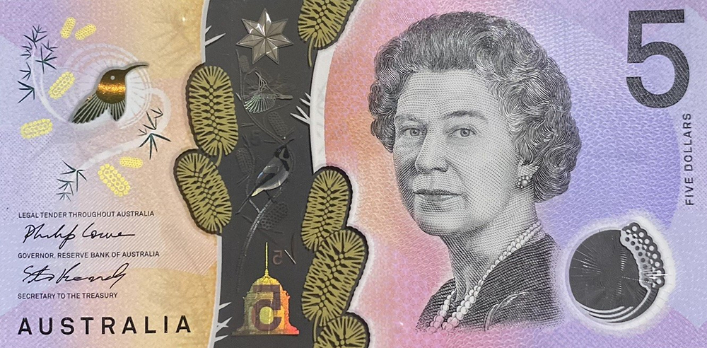 2019 Five Dollars - Lowe & Kennedy reverse