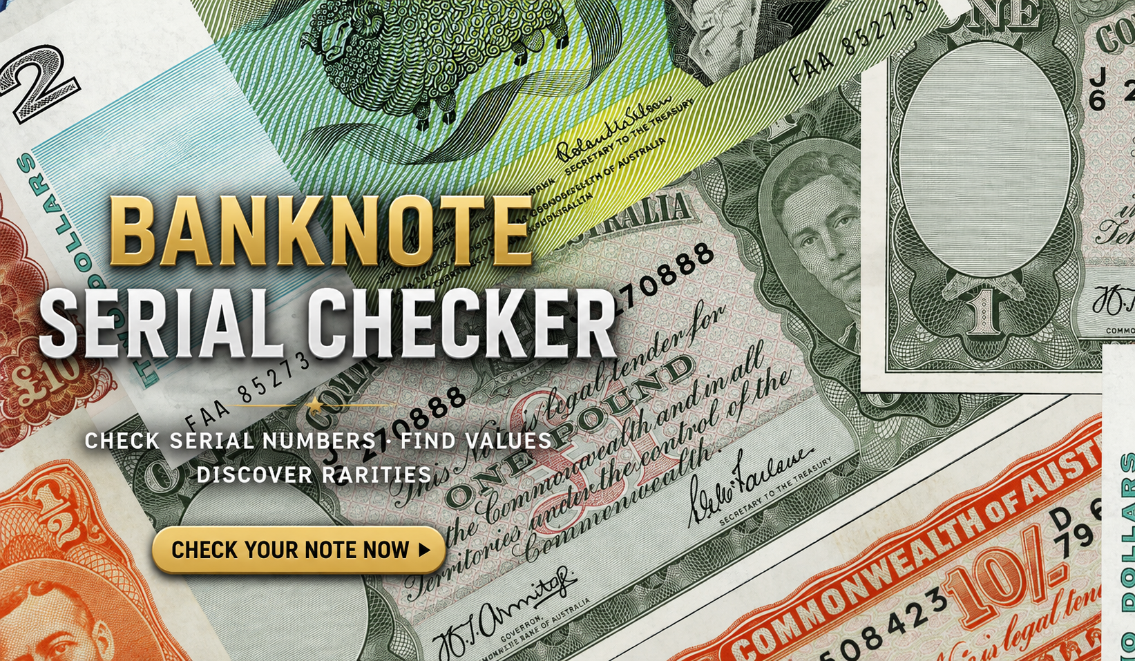 Klazzik Australian Banknote Serial Checker