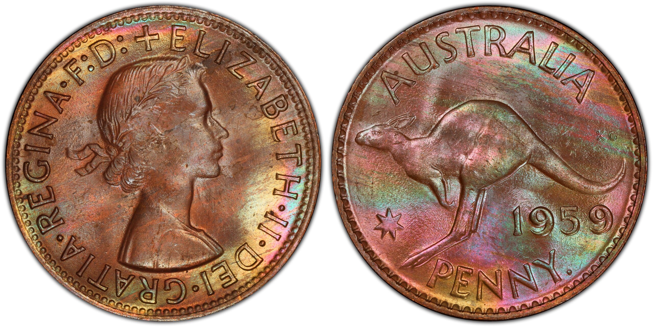 1959P - Y. - 9I Australian Penny